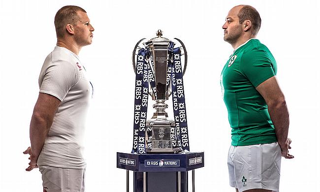 England captain Dylan Hartley and Ireland captain Rory Best