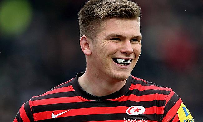 Owen Farrell played a starring role for Saracens against Exeter on his return from England Six Nations duty