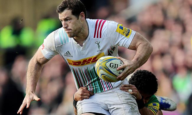 Tim Visser scored a try in either half to help Harlequins see off Newcastle