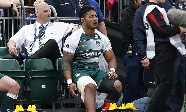 Manu Tuilagi, centre, is included in England's squad for Australia despite suffering a hamstring injury