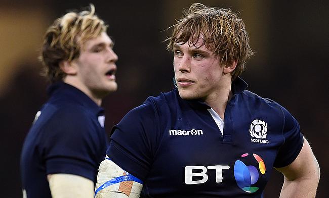 Jonny Gray, right, rejoins brother Richie in Scotland's second row
