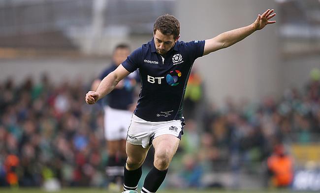 Greig Laidlaw kicked four late penalties to hand Scotland victory in Tokyo