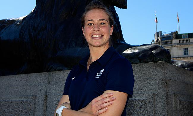 Emily Scarratt will lead Great Britain's women into rugby sevens action at the Rio Olympics on Saturday
