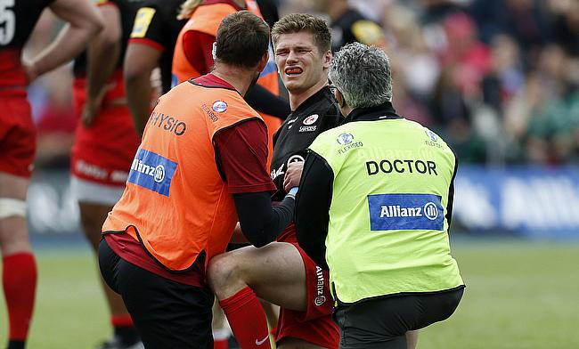 Owen Farrell is an injury concern for Saracens and England