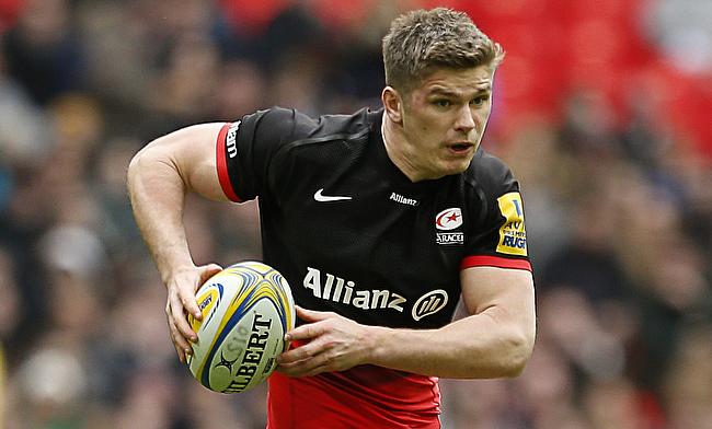Owen Farrell has yet to play this season because of the injury sustained during pre-season