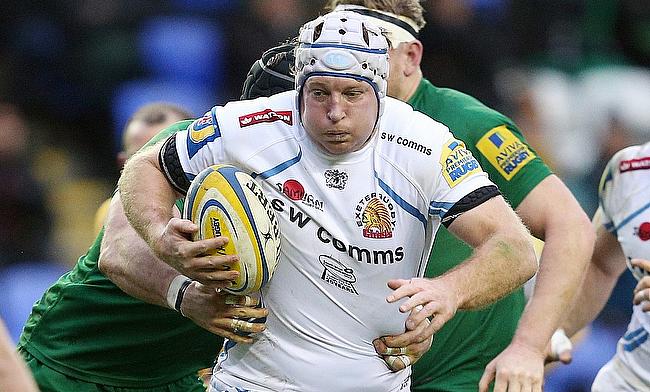 Thomas Waldrom was one of the try-scorers for Exeter Chiefs