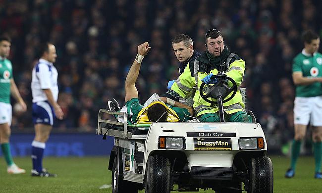 Robbie Henshaw was injured against New Zealand