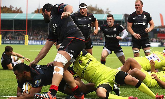 Saracens are three points clear at the top of the Premiership