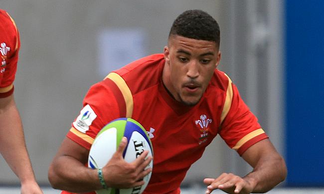 Wales' Keelan Giles claimed a try for Ospreys