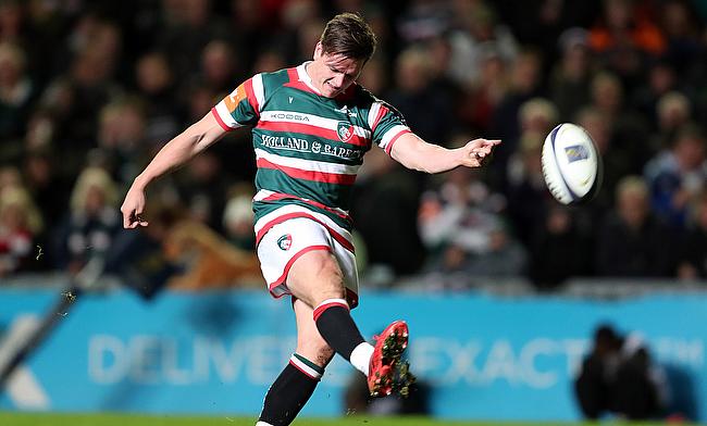Freddie Burns booted 11 points in Leicester's victory