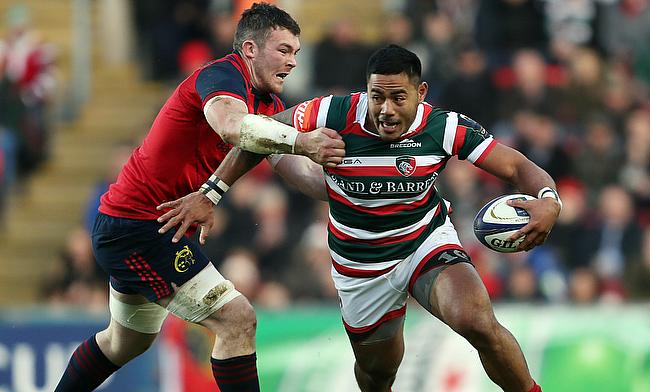 Manu Tuilagi, right, has made a successful return from injury for Leicester