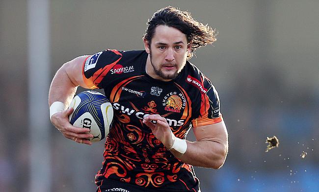Michele Campagnaro scored a hat-trick of tries for Exeter against Wasps