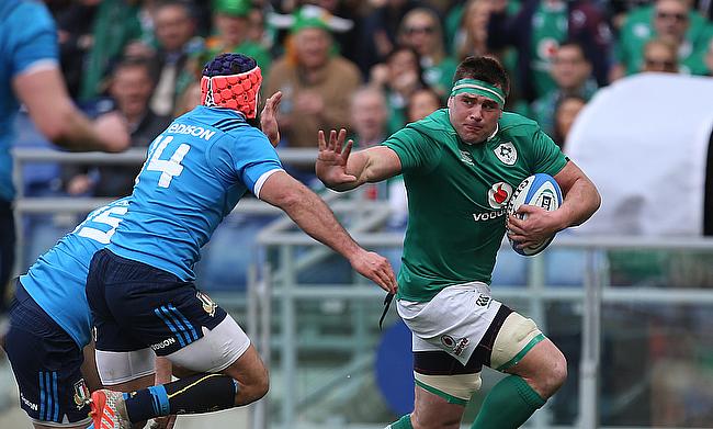 CJ Stander, pictured, and Craig Gilroy both bagged hat-tricks in Ireland's win