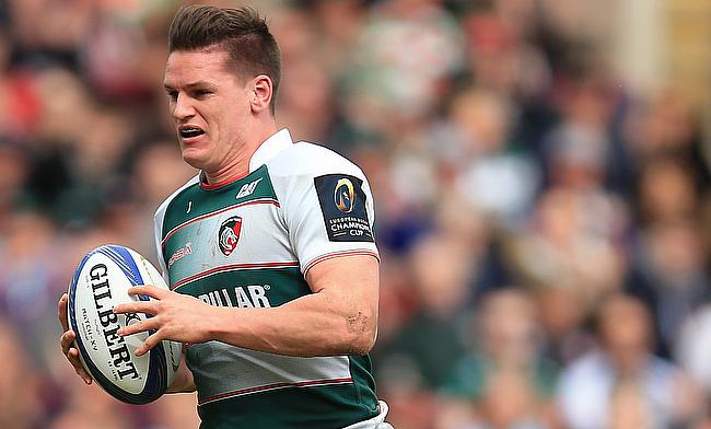 Freddie Burns scored a try for Leicester in the win over Harlequins