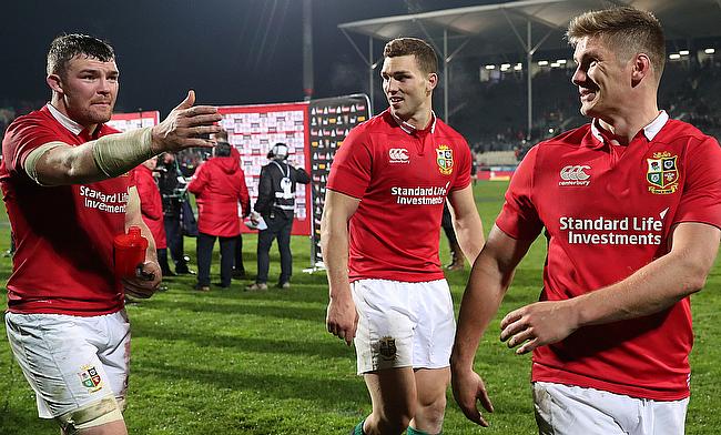 Owen Farrell kicked the Lions to victory