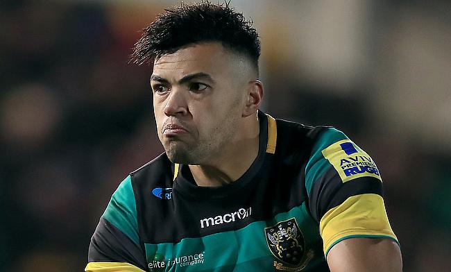 Luther Burrell scored a try in Northampton's victory over Leicester