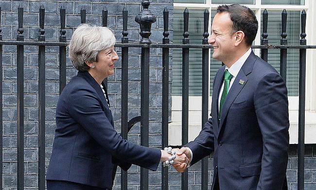 Prime Minister Theresa May and Irish Taoiseach Leo Varadkar met at Downing Street on Monday