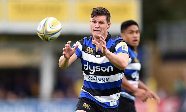Freddie Burns, seen here playing for Leicester, was sent off in his first start for Bath