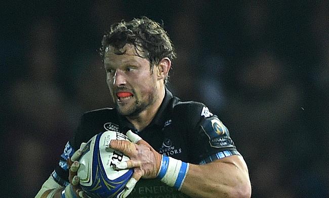 Peter Horne scored one of Glasgow's four tries at Montpellier but it was not enough to avoid defeat