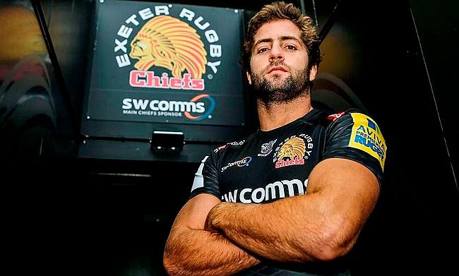 Santiago Cordero trained with his Exeter team-mates ahead of Anglo-Welsh Cup clash against Saracens