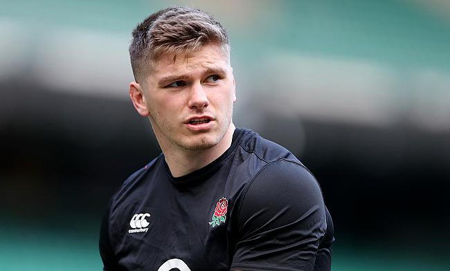 Owen Farrell was involved in a tunnel incident at Murrayfield
