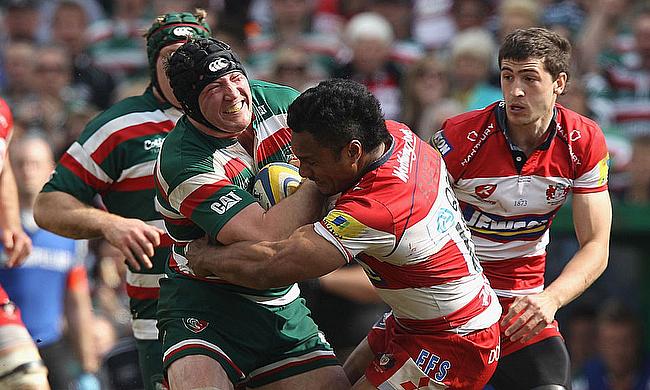 Ben Woods in action for Leicester Tigers