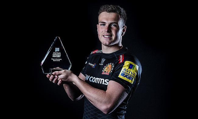 Joe Simmonds named Aviva Premiership Rugby Player of the Month for March