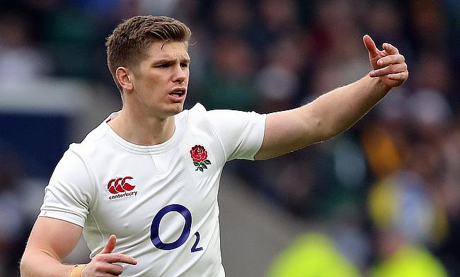 Owen Farrell kicked three penalties during the game