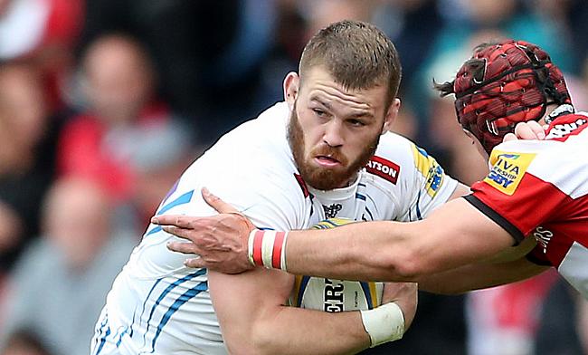 Luke Cowan-Dickie	was one of the try-scorer for Exeter Chiefs