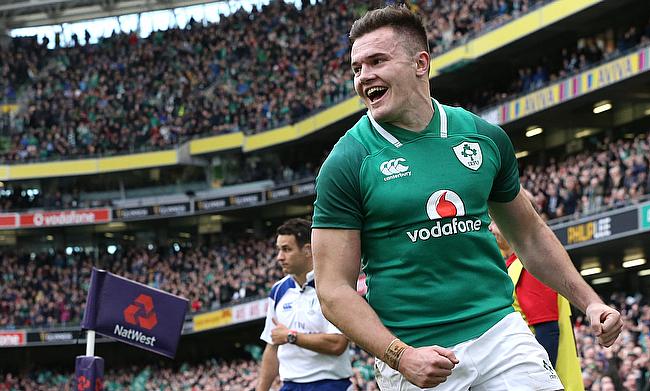 Jacob Stockdale continued his prolific try-scoring form