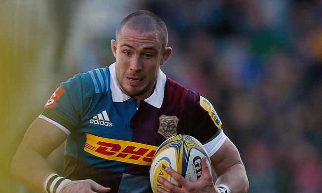 Mike Brown scored his 89th try for Harlequins