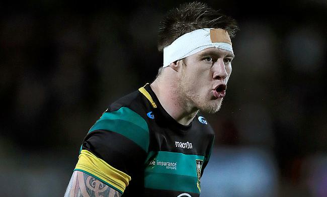 Teimana Harrison was one of the try-scorer for Northampton Saints