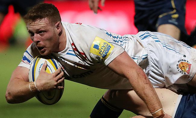 Sam Simmonds is one of the try-scorer for Exeter Chiefs