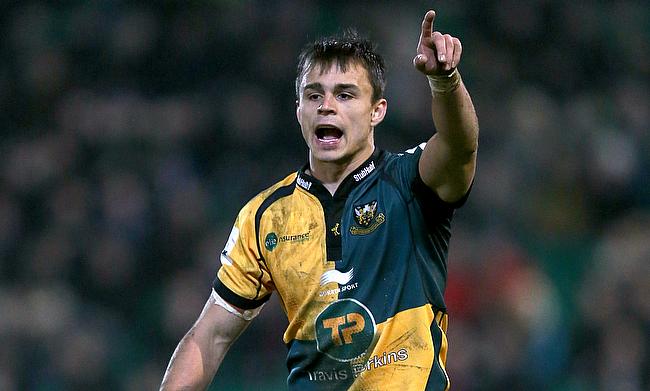 Tom Collins was one of the try-scorer for Northampton Saints