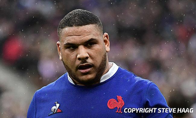 Mohamed Haouas was red-carded at the stroke of half-time during Six Nations game against France