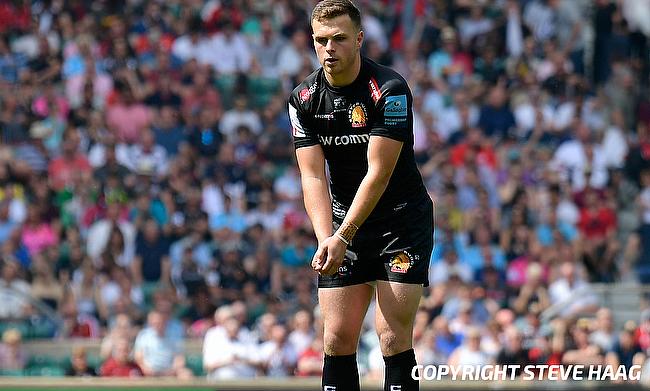Joe Simmonds kicked 13 points in Exeter's win over Toulouse