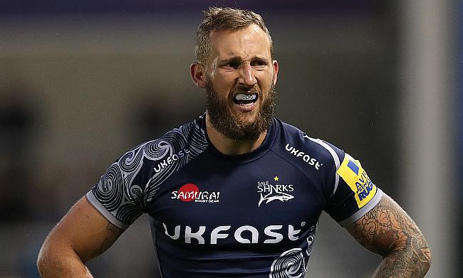 Byron McGuigan scored the opening try for Sale Sharks