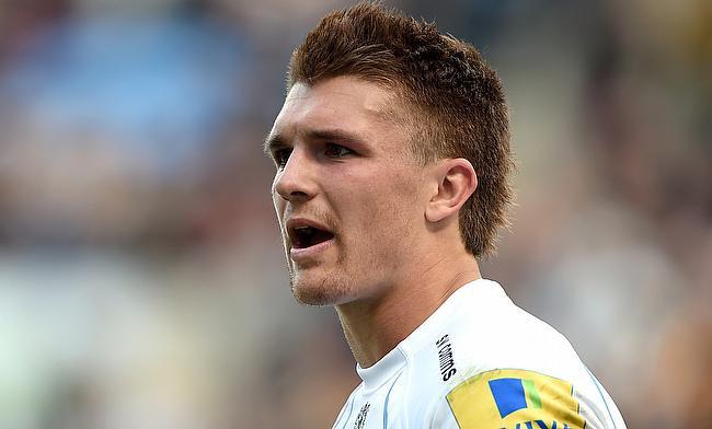 Henry Slade scored two tries for Exeter Chiefs