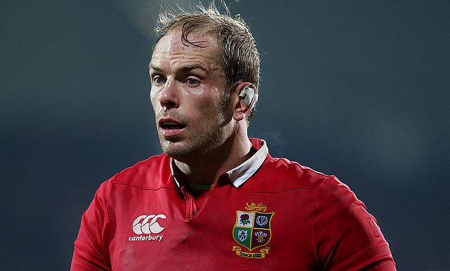 Alun Wyn Jones played for 27 minutes after coming off the bench in the second half