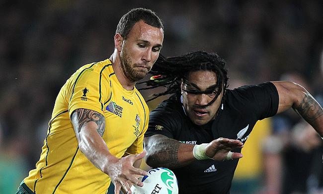 Quade Cooper (left) will return to play for Kintetsu Liners
