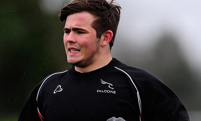 George McGuigan was one of the try-scorer for Newcastle Falcons