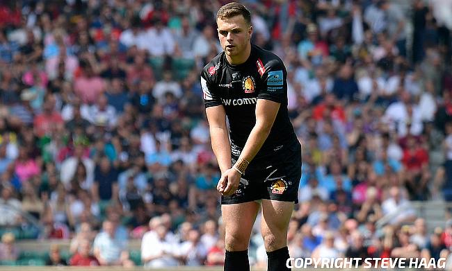 Joe Simmonds kicked a penalty and a conversion for Exeter Chiefs