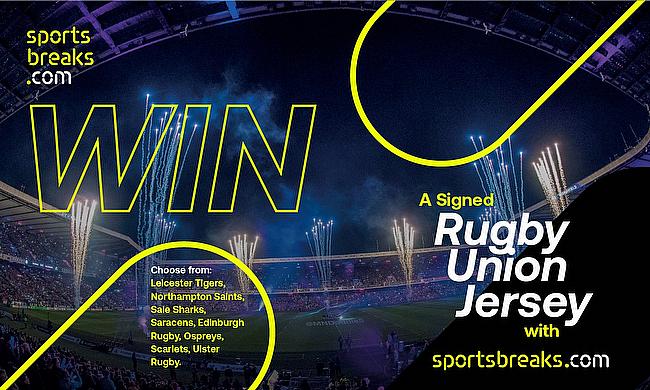 Win a signed Rugby Union jersey from your favourite club with SPORTSBREAKS.com
