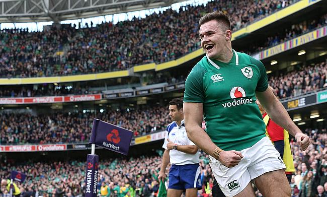 Jacob Stockdale last played for Ireland during 2021 summer