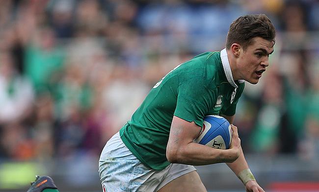 Garry Ringrose was one of the try-scorer for Ireland