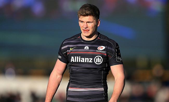 Owen Farrell kicked five points as Saracens suffered a defeat to La Rochelle