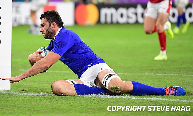 Charles Ollivon was red carded in Toulon's Challenge Cup semi-final match against Benetton Rugby