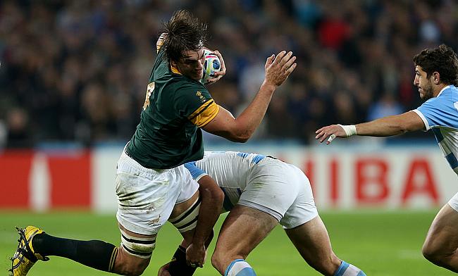 Eben Etzebeth scored the opening try for South Africa