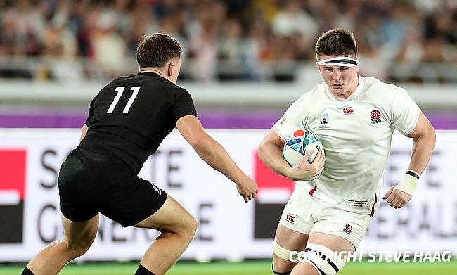 Tom Curry (right) has twisted his left ankle