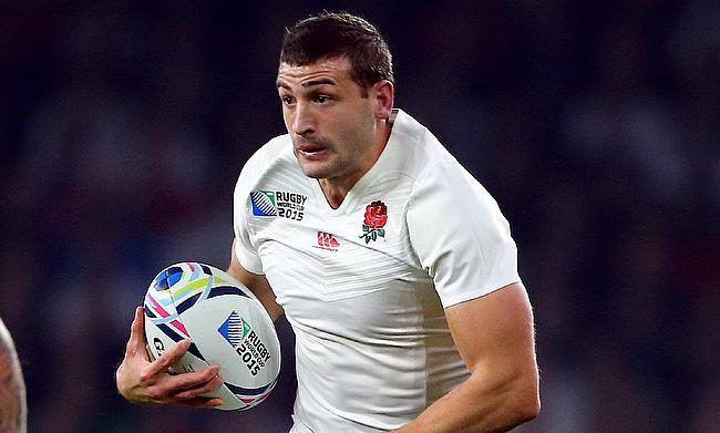 Jonny May scored the opening try in England's defeat to Fiji